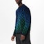 Shop 루이비통 SS22 그라데이션 모노그램 크루넥 긴팔 스웻셔츠 블루 남성용. 1A9GLK