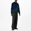 Lookbook LOUIS VUITTON SS22 Gradient Monogram Crewneck Pullover Sweatshirt Biru 1A9GLF