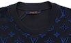 Details for LOUIS VUITTON SS22 Gradient Monogram Crewneck Pullover Sweatshirt Biru 1A9GLF