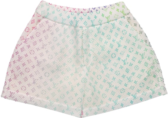 Pantalones cortos LOUIS VUITTON SS22 Blanco con logo monogramado degradado. 1A9V7 Order Pantalones cortos LOUIS VUITTON SS22 Blanco con logo monogramado degradado. 1A9V7