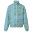 Order LOUIS VUITTON SS22 Green Checkerboard Logo Print Zip Jacket . 1A9T4R