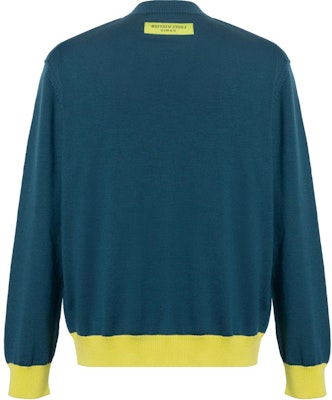 LOUIS VUITTON SS22 Sweater Lelaki Logo Hijau Crewneck Pullover. 1AA4RG Lookbook LOUIS VUITTON SS22 Sweater Lelaki Logo Hijau Crewneck Pullover. 1AA4RG