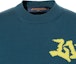 Cheap LOUIS VUITTON SS22 Sweater Lelaki Logo Hijau Crewneck Pullover. 1AA4RG