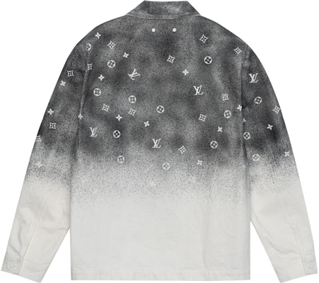 Camisa de Manga Larga Hombre LOUIS VUITTON SS22 Gris Degradado Estrella Denim. 1A96LE Lookbook Camisa de Manga Larga Hombre LOUIS VUITTON SS22 Gris Degradado Estrella Denim. 1A96LE