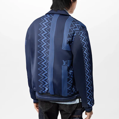 ルイヴィトン SS22 カラコルム ストライプ シングルブレスト パイロットジャケット ブルー メンズ 1AA7B1 Details for ルイヴィトン SS22 カラコルム ストライプ シングルブレスト パイロットジャケット ブルー メンズ 1AA7B1