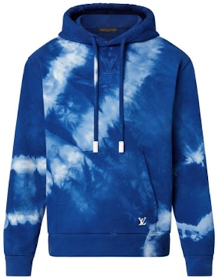 ルイ・ヴィトン SS22 ロゴ刺繍 タイダイパーカー ブルー 1A9SWS Order ルイ・ヴィトン SS22 ロゴ刺繍 タイダイパーカー ブルー 1A9SWS