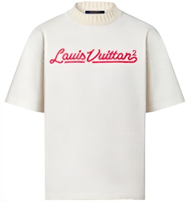 LOUIS VUITTON SS22 刺繡LOGO白色短袖T恤 1A9GMM Order LOUIS VUITTON SS22 刺繡LOGO白色短袖T恤 1A9GMM