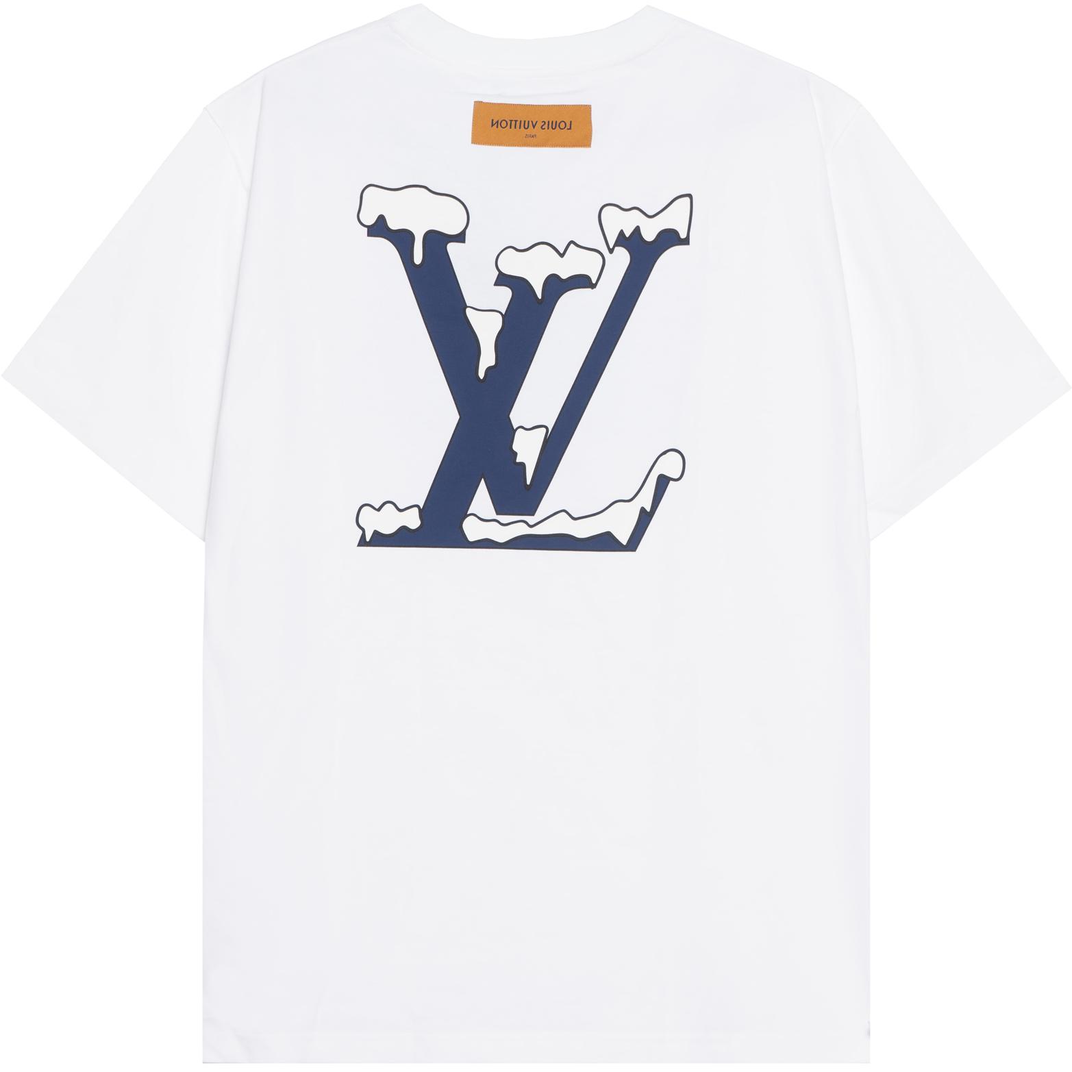 Louis Vuitton SS22 Logo Print Oversized Short Sleeve T-Shirt White 1A9TAN 圖 3