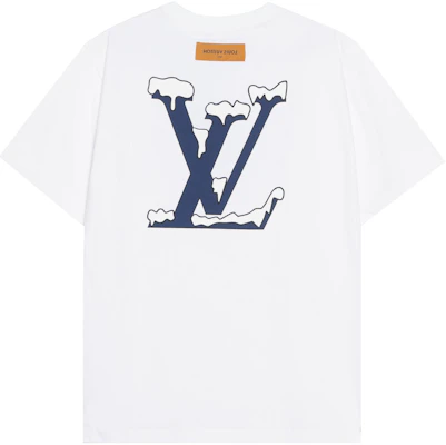 路易威登 SS22 徽標印花寬鬆短袖T恤 白色 1A9TAN Lookbook 路易威登 SS22 徽標印花寬鬆短袖T恤 白色 1A9TAN