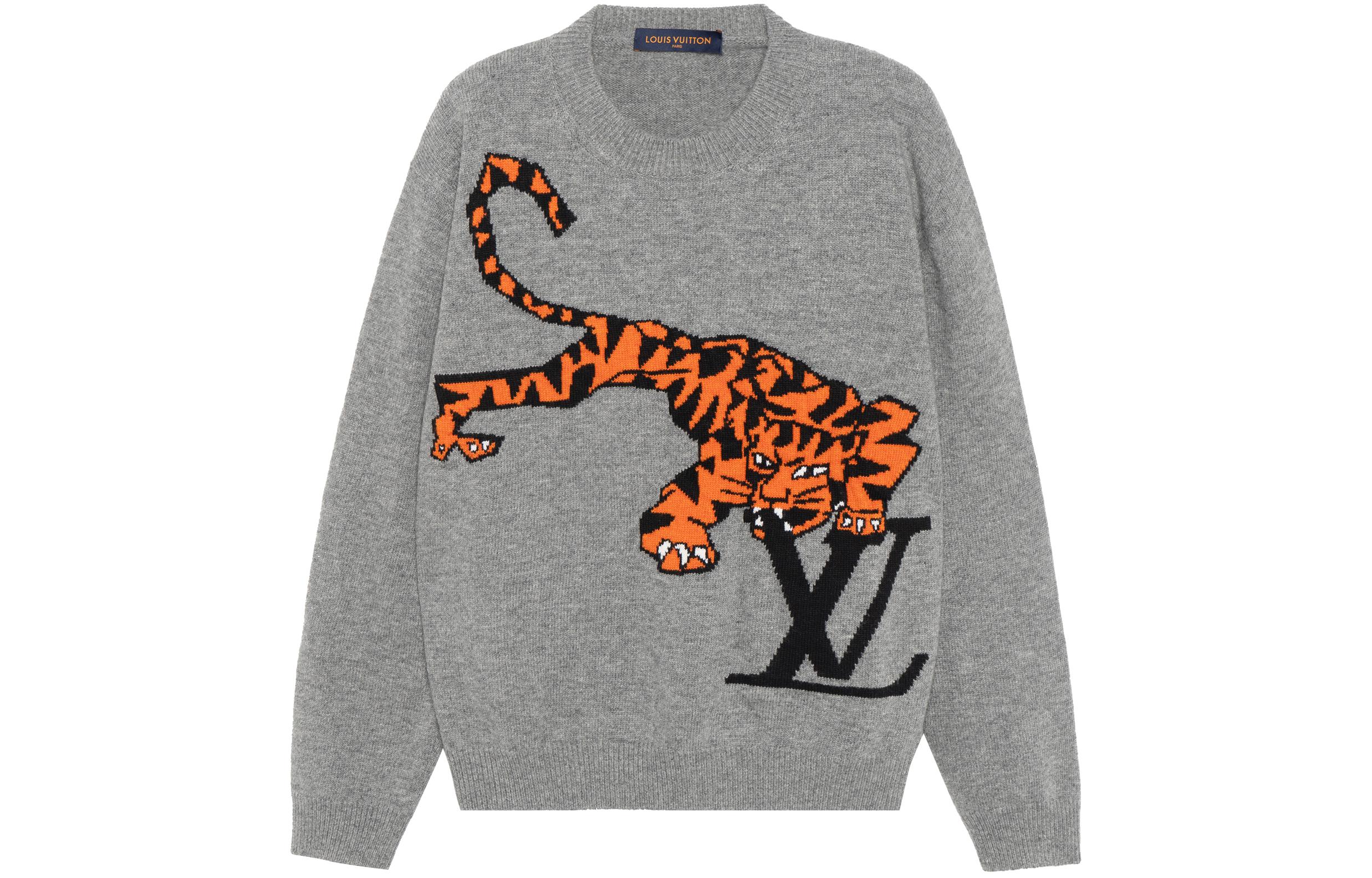 Order Jersey de Mohair LOUIS VUITTON SS22 Gris Pullover. 1A9SZQ