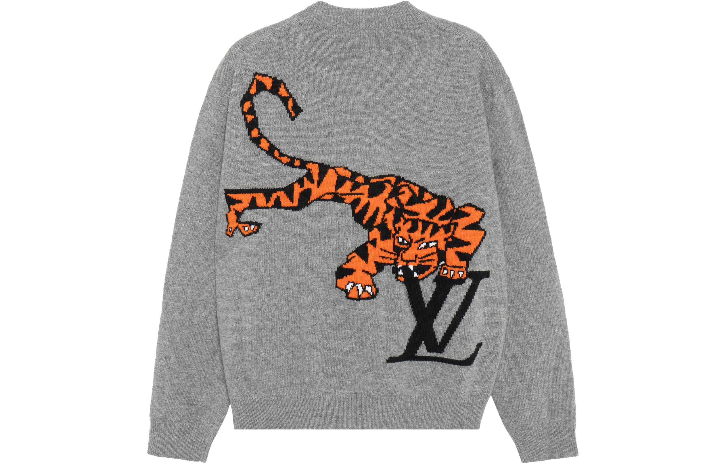 Lookbook Jersey de Mohair LOUIS VUITTON SS22 Gris Pullover. 1A9SZQ