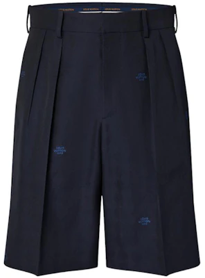 LOUIS VUITTON 2022春夏海軍藍繡標男士休閒短褲 1A9IRP Order LOUIS VUITTON 2022春夏海軍藍繡標男士休閒短褲 1A9IRP