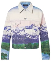 LOUIS VUITTON SS22 Scenic Print Single-Breasted Long Sleeve Jacket for Men Multicolor 1A9T14 LOUIS VUITTON SS22 Scenic Print Single-Breasted Long Sleeve Jacket for Men Multicolor 1A9T14
