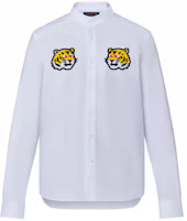 Order ルイヴィトン SS22 ホワイト タイガープリント 長袖シャツ. 1A9GFN