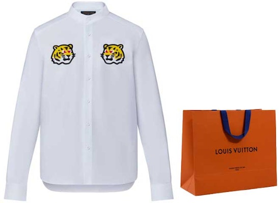 Camiseta de Manga Larga LOUIS VUITTON SS22 con Estampado de Tigre Blanco. 1A9GFN Cheap Camiseta de Manga Larga LOUIS VUITTON SS22 con Estampado de Tigre Blanco. 1A9GFN