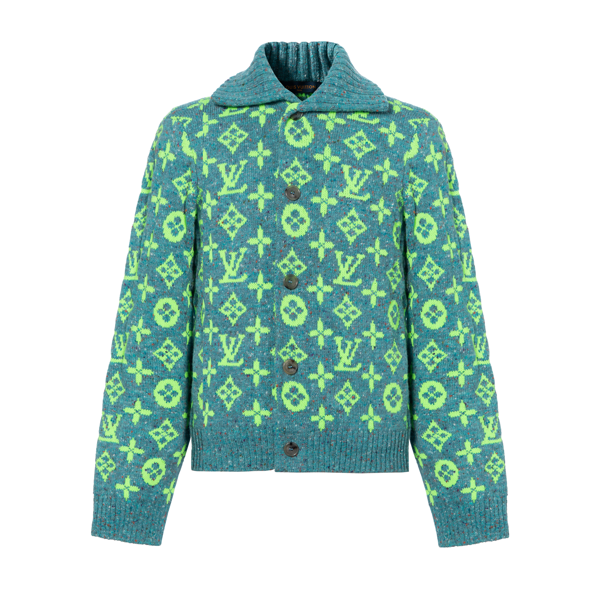 LOUIS VUITTON SS22 Year of the Tiger Sweater Men’s Green Limited Edition. 1A9T88