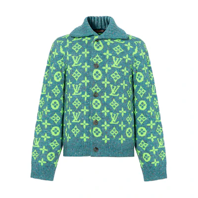 LOUIS VUITTON SS22 Year of the Tiger Sweater Men’s Green Limited Edition. 1A9T88