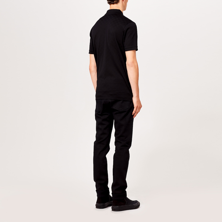 Lookbook LOUIS VUITTON SS23  Black Plain Casual Short Sleeve Polo Shirt. 1A04YK