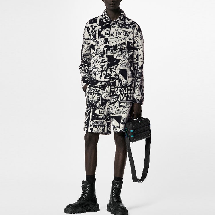 LOUIS VUITTON SS23  Black White Comic Print Jacket 1AB5DL 圖 7
