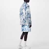 Shop ルイヴィトン SS23 ブルーアルファベットプリント 長袖 ボタンアップシャツ. 1ABNSQ