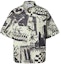 Order 루이비통 SS23 아이보리 화이트 패턴 프린트 반팔 셔츠 1AB529