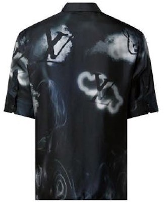 루이비통 SS23 재즈 프린트 반팔 셔츠 다크 블루 1AATPF Lookbook 루이비통 SS23 재즈 프린트 반팔 셔츠 다크 블루 1AATPF