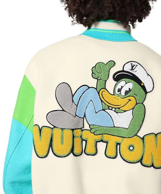 LOUIS VUITTON SS23 Jaket Varsity Multicolor dengan Sulaman Huruf Kartun 1AB96I Purchase LOUIS VUITTON SS23 Jaket Varsity Multicolor dengan Sulaman Huruf Kartun 1AB96I