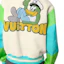 Details for LOUIS VUITTON SS23 Jaket Varsity Multicolor dengan Sulaman Huruf Kartun 1AB96I
