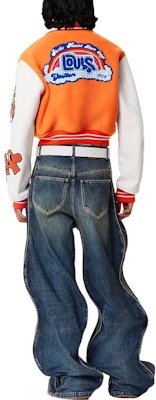 LOUIS VUITTON SS23 Orange Color-Block Embroidered Baseball Jacket. 1AB97R Shop LOUIS VUITTON SS23 Orange Color-Block Embroidered Baseball Jacket. 1AB97R
