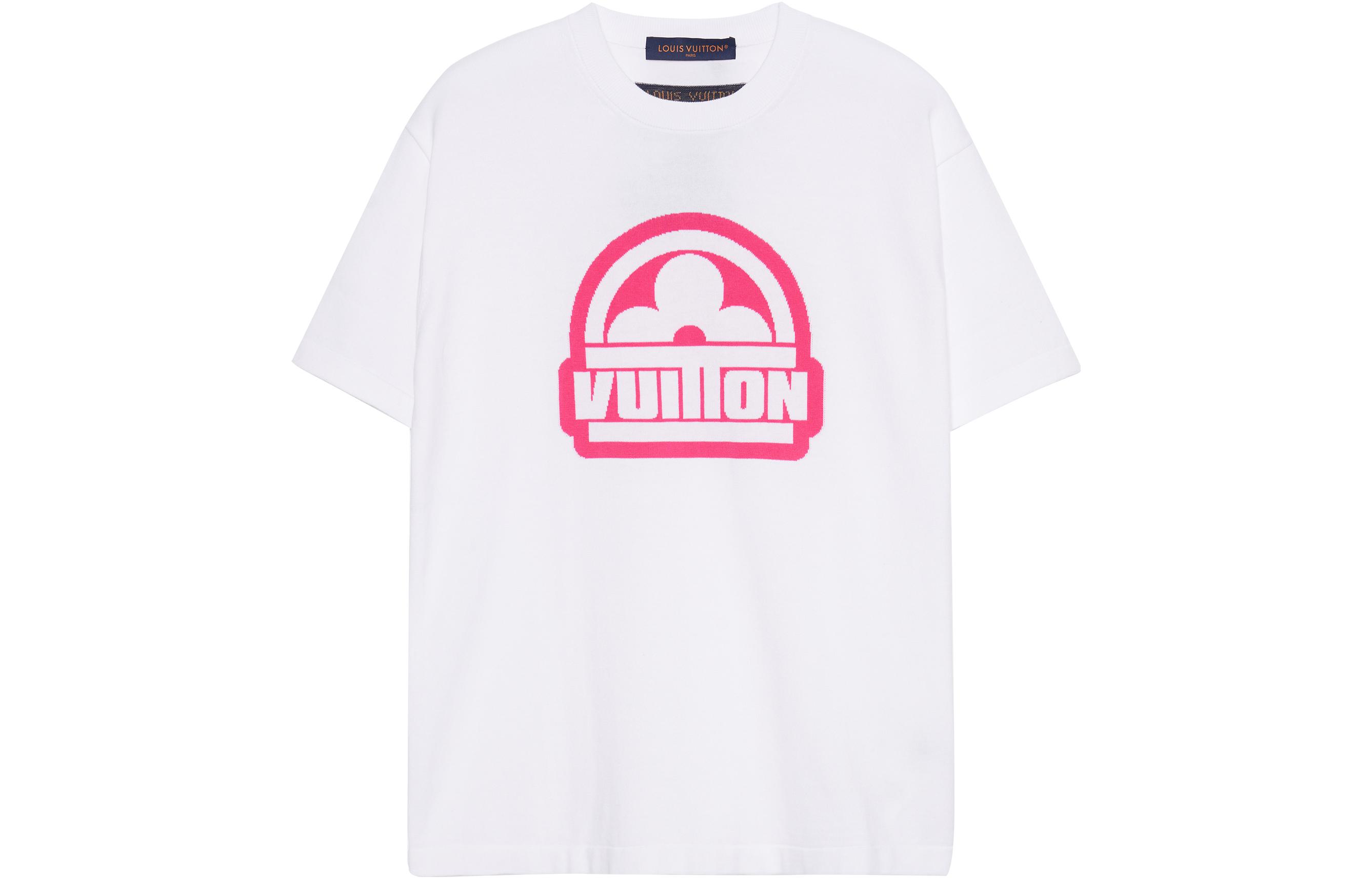 LOUIS VUITTON SS23  White Alphabet Print Crew Neck T-Shirt. 1ABJ8M 圖 2