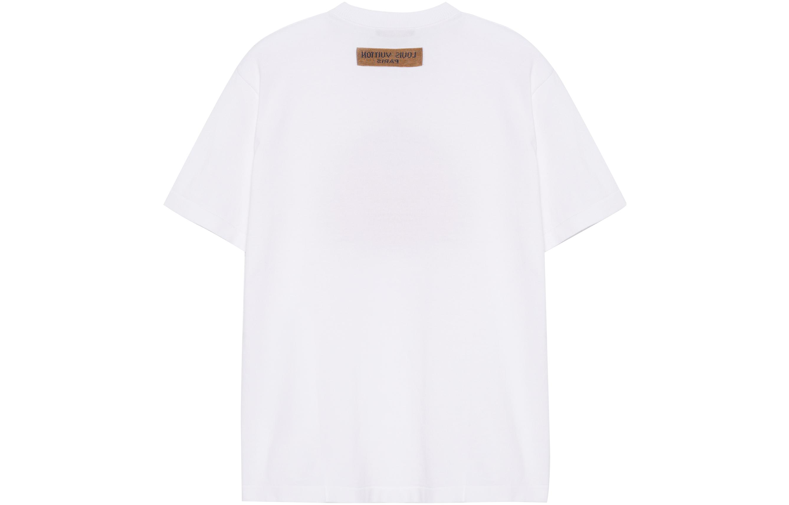 LOUIS VUITTON SS23  White Alphabet Print Crew Neck T-Shirt. 1ABJ8M 圖 3