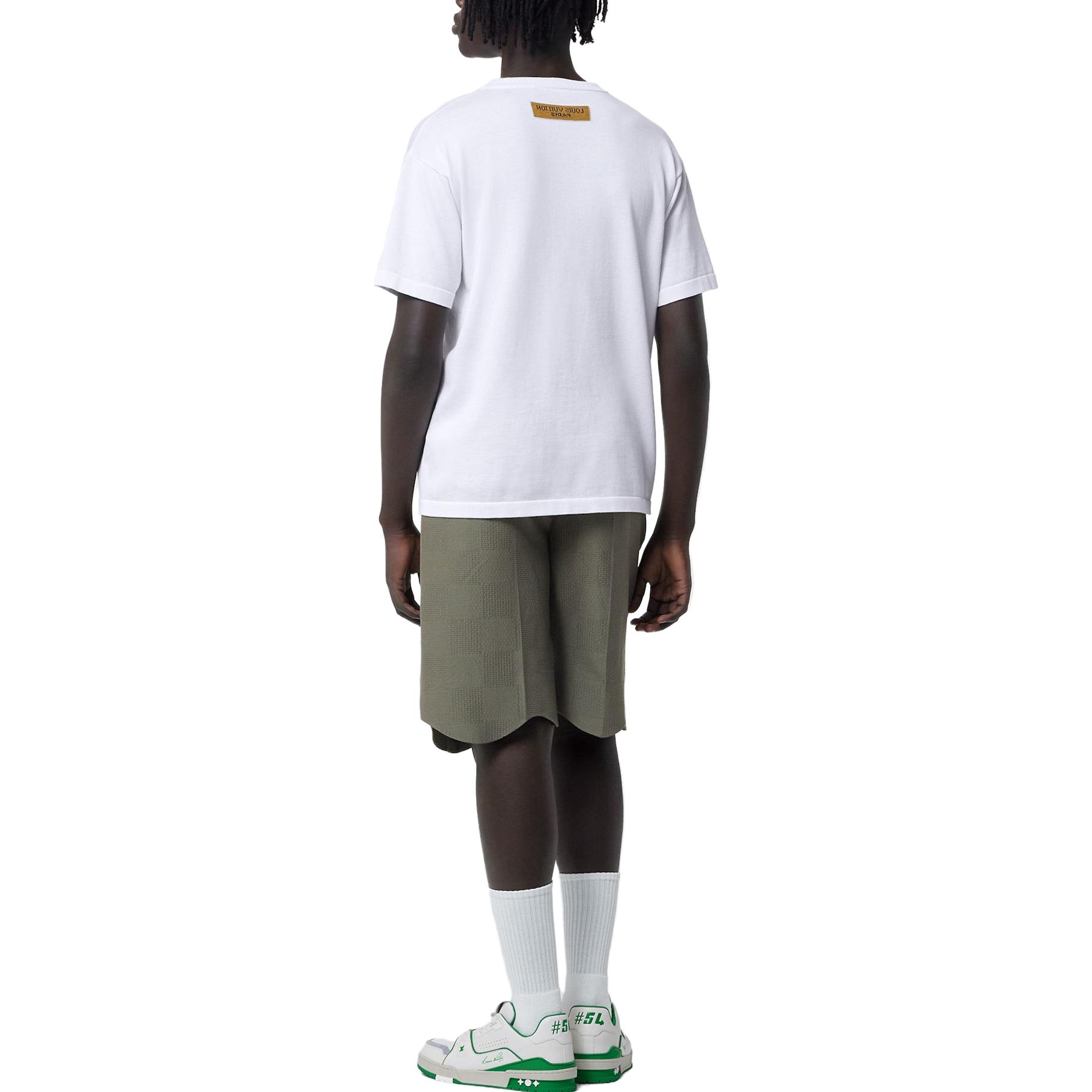 LOUIS VUITTON SS23  White Alphabet Print Crew Neck T-Shirt. 1ABJ8M 圖 6