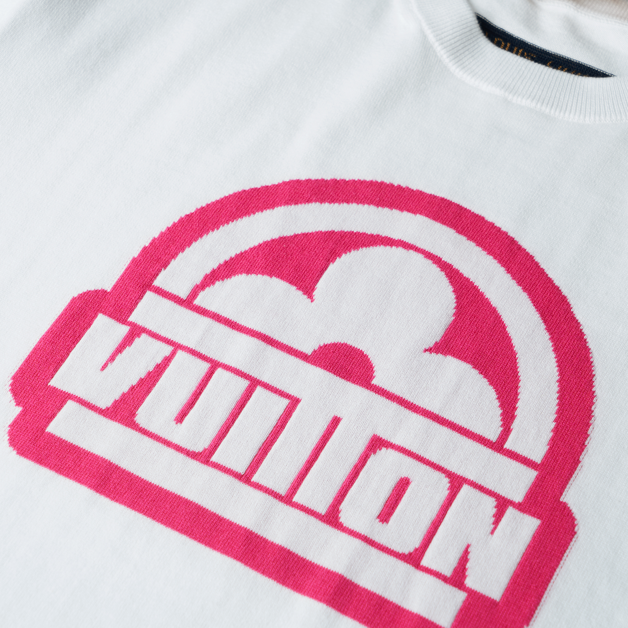 LOUIS VUITTON SS23  White Alphabet Print Crew Neck T-Shirt. 1ABJ8M 圖 8