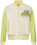 Order LOUIS VUITTON SS23 Jaket Baseball Kuning Corak Blok Logo 1AB93X