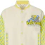 Shop LOUIS VUITTON SS23 Jaket Baseball Kuning Corak Blok Logo 1AB93X