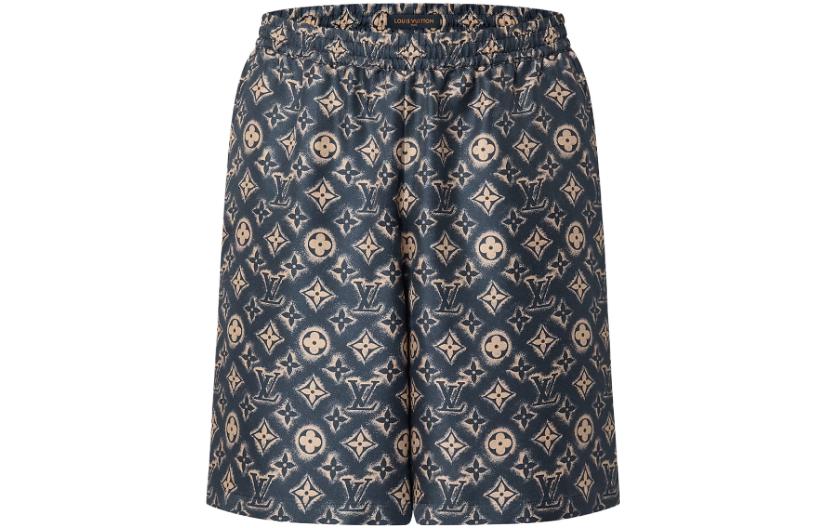 LOUIS VUITTON SS23 All-Over Logo Print Relaxed Shorts for Men Multicolor. 1ABJJY 圖 2