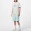 Lookbook 路易威登 SS23 珠饰字母刺绣休闲白色T恤 1ABJMX