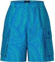 LOUIS VUITTON SS23 Blue Loose-fit Cargo Shorts with Full Pumpkin Print Men. 1AB6WA LOUIS VUITTON SS23 Blue Loose-fit Cargo Shorts with Full Pumpkin Print Men. 1AB6WA