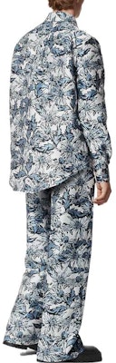 ルイ・ヴィトン SS23 青いシスル柄 長袖 ストレートカット シャツ メンズ 1AB6GQ Shop ルイ・ヴィトン SS23 青いシスル柄 長袖 ストレートカット シャツ メンズ 1AB6GQ