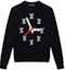 Buy LOUIS VUITTON SS23 Sweater Rajut Pola Jam Pria Warna Hitam 1AA4HL