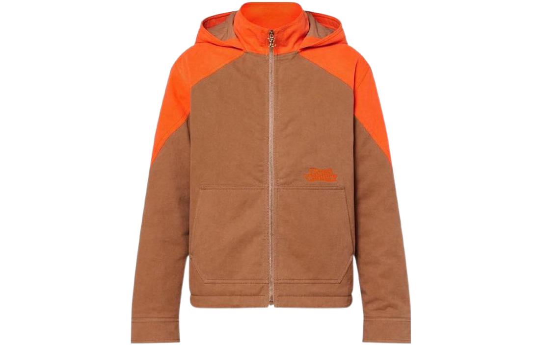 Louis Vuitton SS23 Colorblock Hooded Jacket Brown Fashion 1AATE0