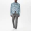 Lookbook ルイ・ヴィトン SS23 フローラルモノグラム デニムジャケット シングルブレスト ブルー 1AA5I1