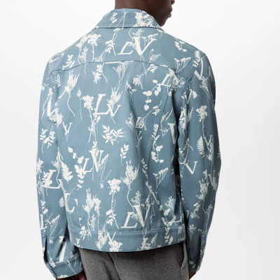 ルイ・ヴィトン SS23 フローラルモノグラム デニムジャケット シングルブレスト ブルー 1AA5I1 Details for ルイ・ヴィトン SS23 フローラルモノグラム デニムジャケット シングルブレスト ブルー 1AA5I1