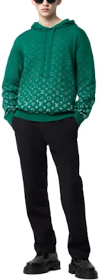 路易威登SS23渐变印花绿色连帽长袖卫衣. 1ABIYU Lookbook 路易威登SS23渐变印花绿色连帽长袖卫衣. 1ABIYU