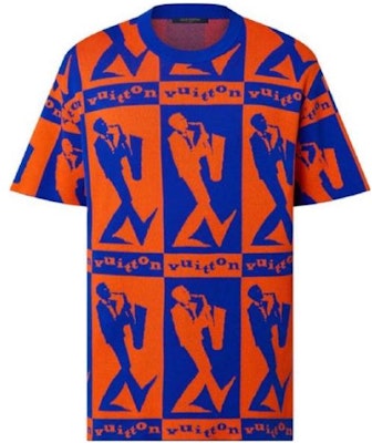 LOUIS VUITTON SS23 Graphic Print Crewneck T-Shirt Orange Short Sleeve Tee 1AAU5M Order LOUIS VUITTON SS23 Graphic Print Crewneck T-Shirt Orange Short Sleeve Tee 1AAU5M