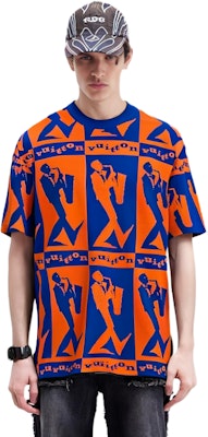 LOUIS VUITTON SS23 Graphic Print Crewneck T-Shirt Orange Short Sleeve Tee 1AAU5M Shop LOUIS VUITTON SS23 Graphic Print Crewneck T-Shirt Orange Short Sleeve Tee 1AAU5M