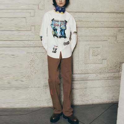 Camisa LOUIS VUITTON SS23 Jazz Print Manga Larga con Cremallera Blanca 1AAU6V Shop Camisa LOUIS VUITTON SS23 Jazz Print Manga Larga con Cremallera Blanca 1AAU6V