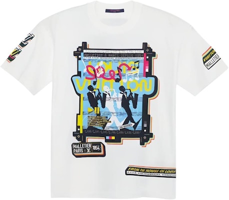 LOUIS VUITTON SS23 Logo Print Short-Sleeve T-Shirt White - Fashion Tee. 1AATZG Buy LOUIS VUITTON SS23 Logo Print Short-Sleeve T-Shirt White - Fashion Tee. 1AATZG