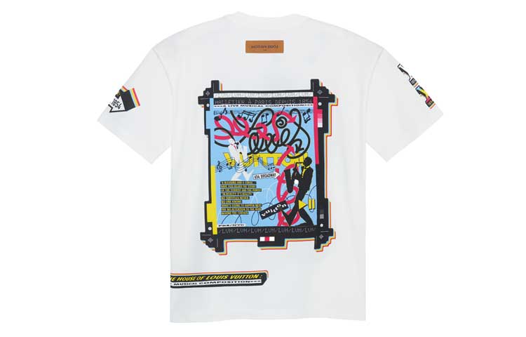 Cheap LOUIS VUITTON SS23 Logo Print Short-Sleeve T-Shirt White -  Fashion Tee. 1AATZG