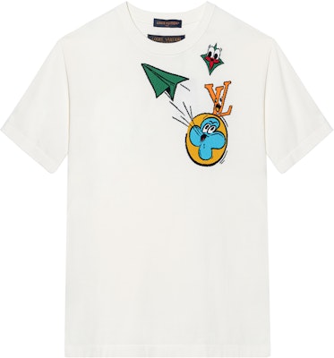 Camiseta de punto gráfica blanca para hombre Louis Vuitton SS23. 1AB54D Buy Camiseta de punto gráfica blanca para hombre Louis Vuitton SS23. 1AB54D
